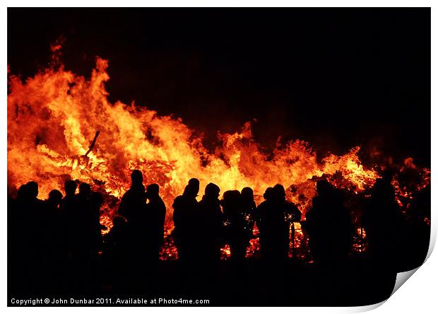 Pyromaniacs Annual Meeting Print by John Dunbar