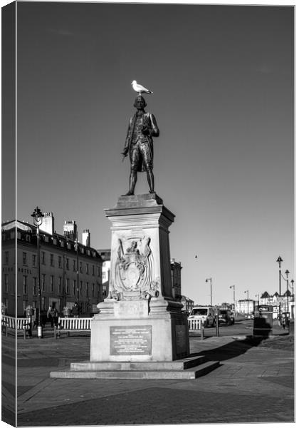 James Cook Monument Whitby Canvas Print by Steve Smith