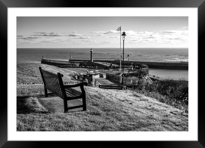 Whitby Views Framed Mounted Print by Steve Smith