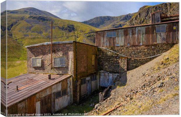 Force Crag Mine Building Canvas Print by Darrell Evans