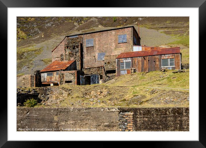 Builds of Force Crag Mine Framed Mounted Print by Darrell Evans