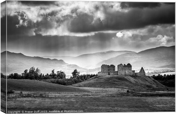 Ruthven Barracks, Kingussie, Cairngorms, Scotland Canvas Print by Fraser Duff