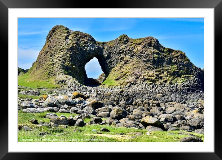 Ballintoy, Co. Antrim, Northern Ireland  Framed Mounted Print by Thomson Duff