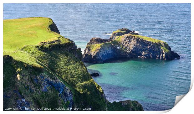 Carrick-a-Rede, Co. Antrim, Northern Ireland  Print by Thomson Duff