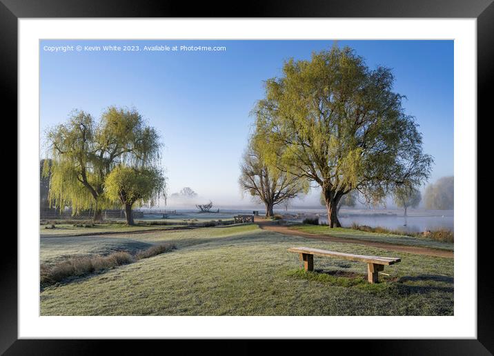 Perfect start of the day Framed Mounted Print by Kevin White