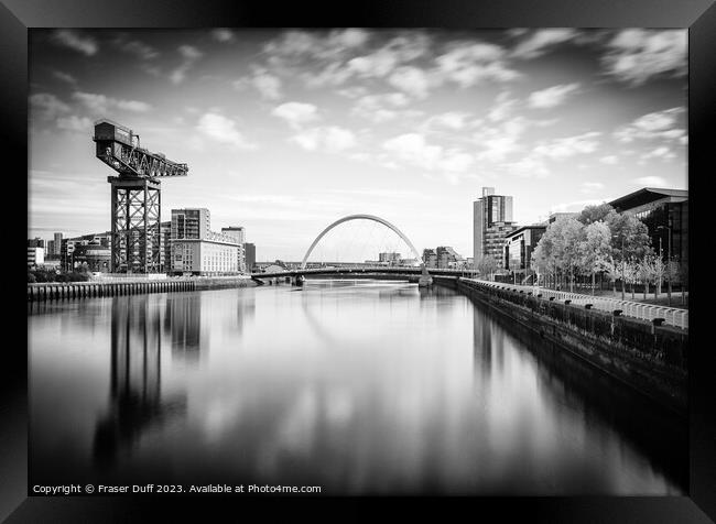 Glasgow Riverside, Glasgow, Scotland Framed Print by Fraser Duff
