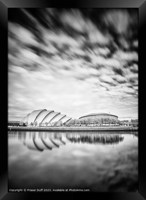 The Armadillo and Hydro, Clyde Riverside, Glasgow Framed Print by Fraser Duff
