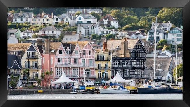 Beautiful Dartmouth Riverfront Framed Print by Thomson Duff