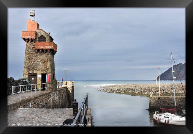 Out To Sea Framed Print by Thomson Duff