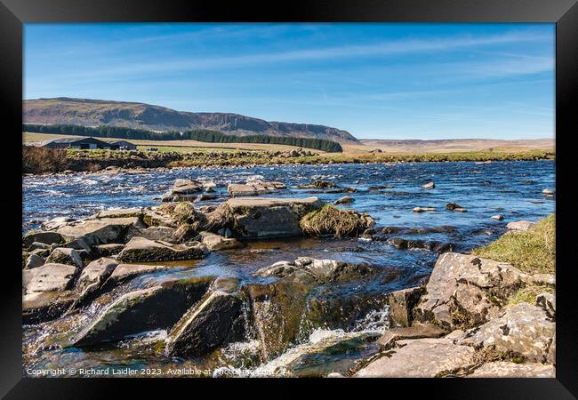 The River Tees at Cronkley Framed Print by Richard Laidler