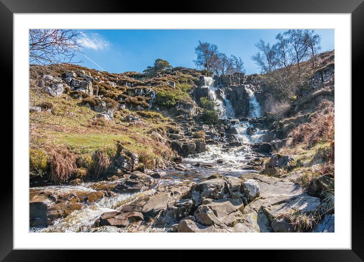 Blea Beck Force, Teesdale Framed Mounted Print by Richard Laidler