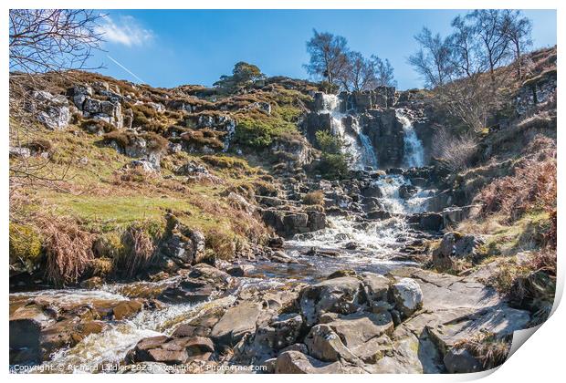 Blea Beck Force, Teesdale Print by Richard Laidler