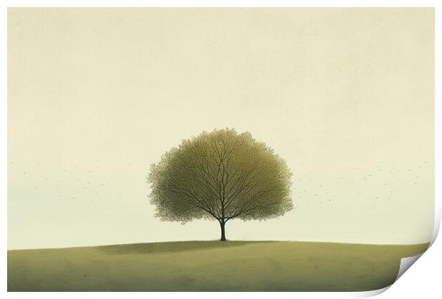 Tree Print by Bahadir Yeniceri