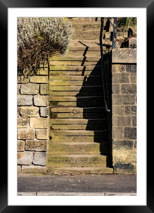 Steps Framed Mounted Print by Glen Allen
