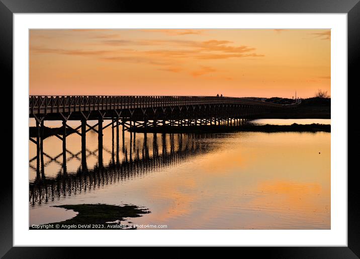 Twilight in Quinta do Lago Framed Mounted Print by Angelo DeVal