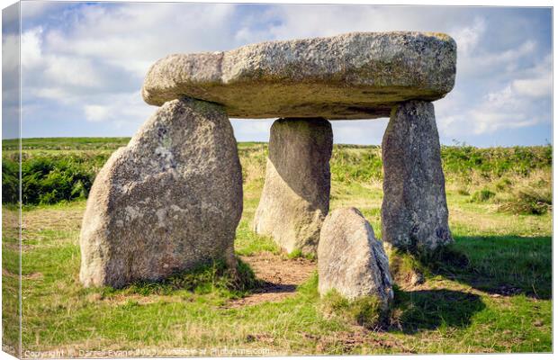 Lanyon Quoit Canvas Print by Darrell Evans