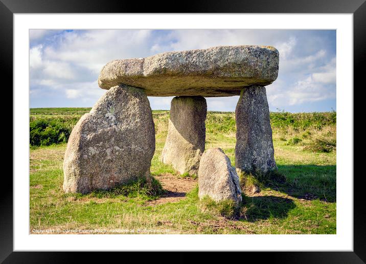 Lanyon Quoit Framed Mounted Print by Darrell Evans