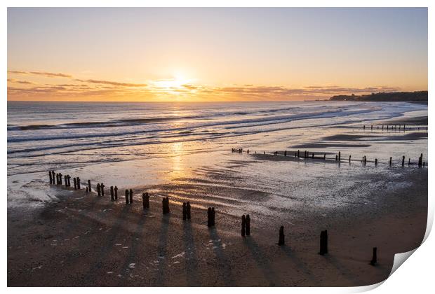 Sandsend to Whitby, Yorkshire Coast Print by Tim Hill