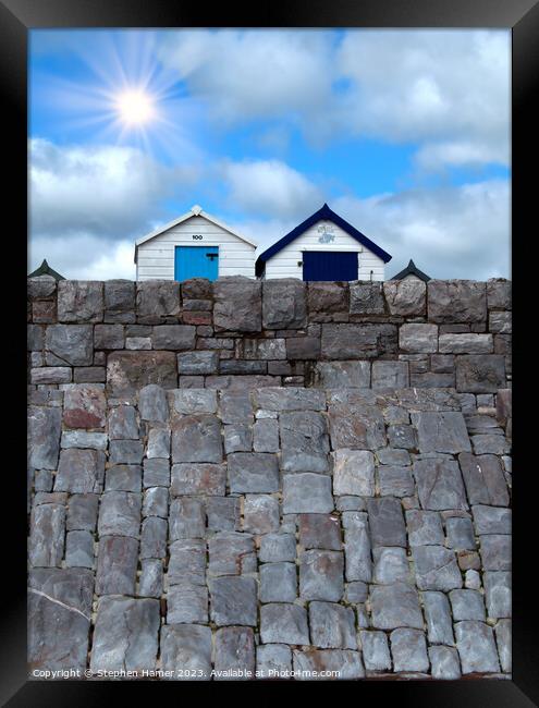 Seafront Serenity Framed Print by Stephen Hamer