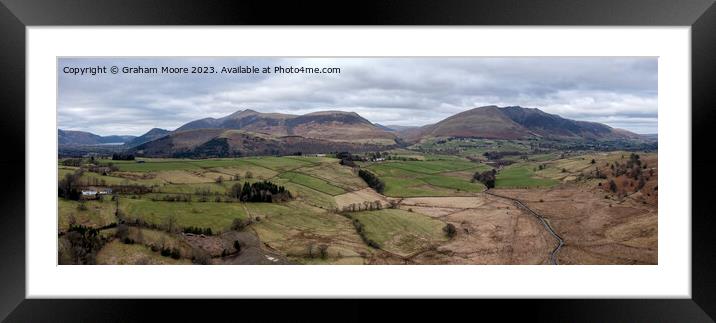 Latrigg Skiddaw and Blencathra Framed Mounted Print by Graham Moore