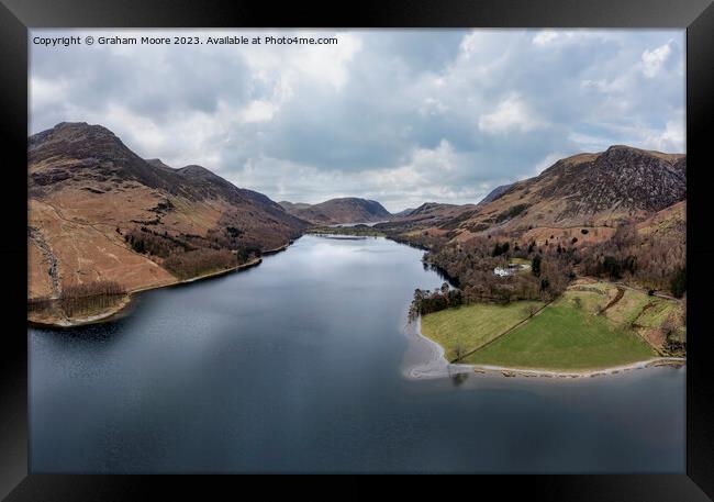 Buttermere and Crummock Water Framed Print by Graham Moore