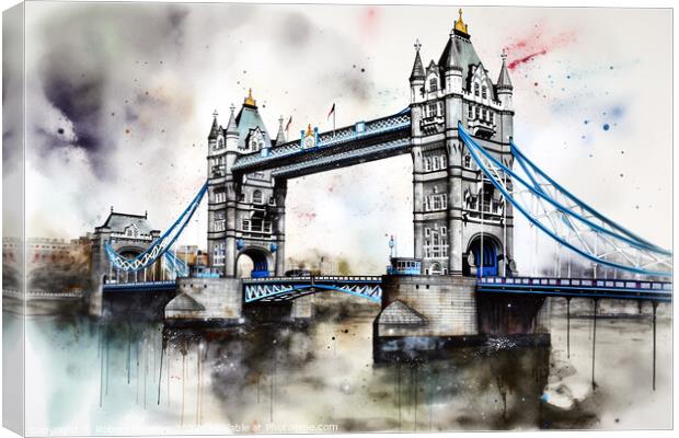 Tower Bridge Canvas Print by Robert Deering
