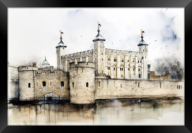 Tower of London Framed Print by Robert Deering