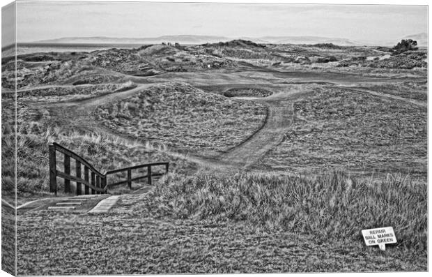 The Postage Stamp 8th hole Royal Troon Canvas Print by Allan Durward Photography