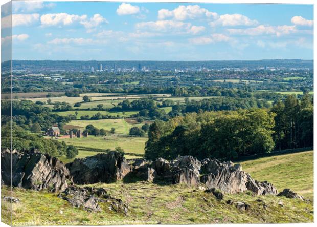 Leicester City from Bradgate Park Canvas Print by Photimageon UK