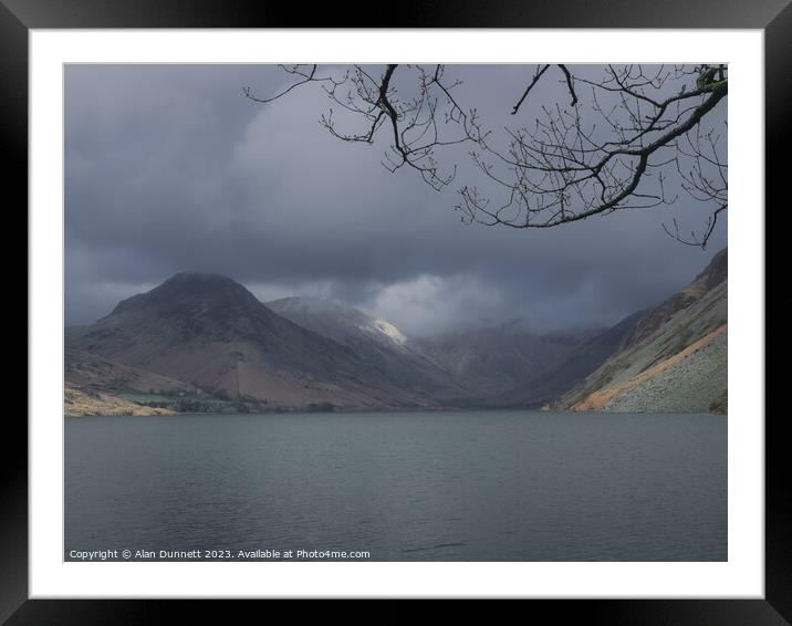 Majestic Wastwaters ethereal allure Framed Mounted Print by Alan Dunnett