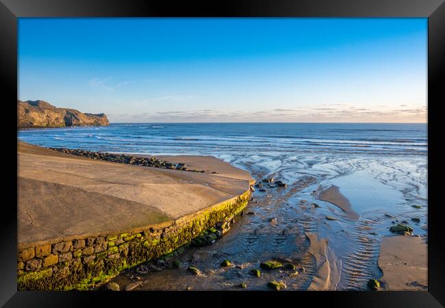 Sandsend Views Framed Print by Steve Smith