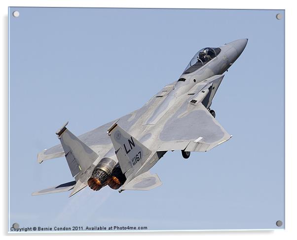 F-15 Eagle Acrylic by Bernie Condon