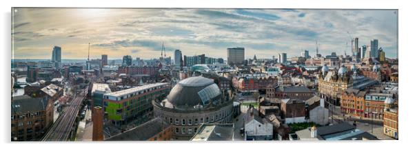 The City of Leeds Acrylic by Apollo Aerial Photography