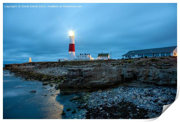 Golden Hour at Portland Bill Print by Derek Daniel