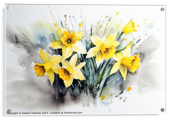 Spring Acrylic by Robert Deering