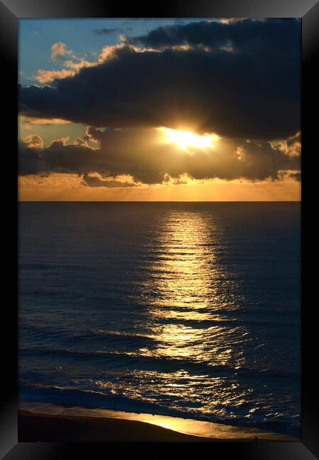 Golden Ballito Sunrise Framed Print by Jeremy Hayden