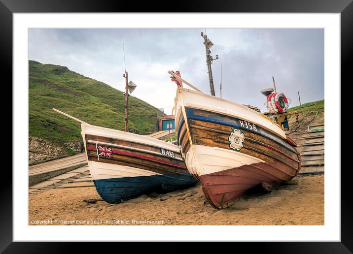 Beached at North Landing Framed Mounted Print by Darrell Evans