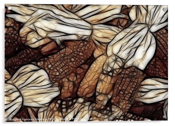 Indian Corn Acrylic by Kathleen Stephens