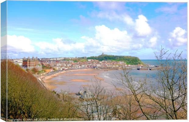 Scarborough, North Yorkshire, UK. Canvas Print by john hill