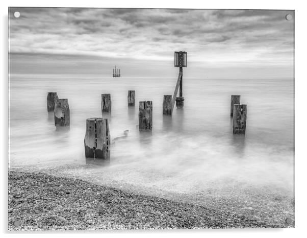 A Serene North Sea Escape Acrylic by Terry Newman