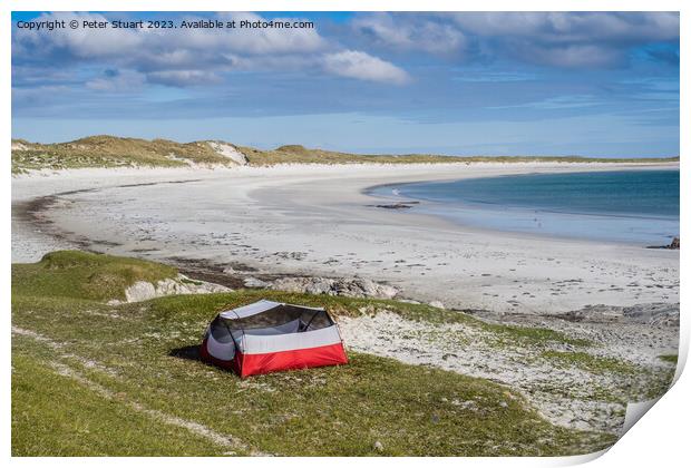 North Uist is a haven for birdwatchers and there is an RSPB rese Print by Peter Stuart