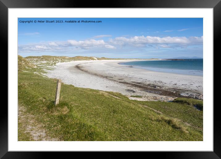 North Uist is a haven for birdwatchers and there is an RSPB rese Framed Mounted Print by Peter Stuart