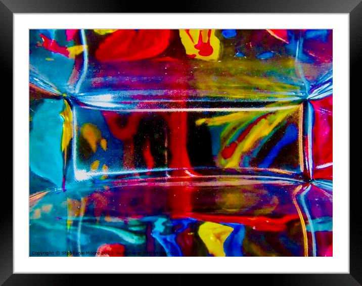 Abstract 248 Framed Mounted Print by Stephanie Moore