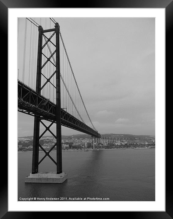 Lisbon #1 Framed Mounted Print by Henry Anderson