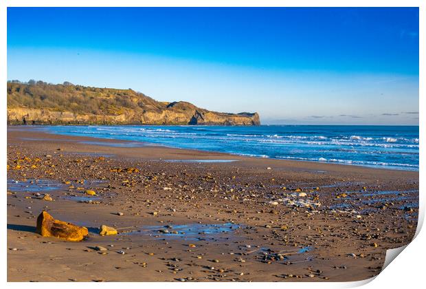 Sandsend North Yorkshire Print by Steve Smith