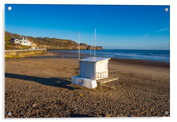 Sandsend North Yorkshire Acrylic by Steve Smith