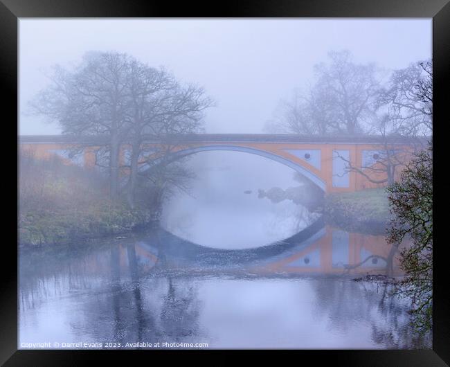 Lunn Bridge Framed Print by Darrell Evans