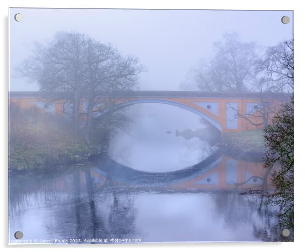 Lunn Bridge Acrylic by Darrell Evans