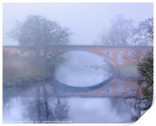 Lunn Bridge Print by Darrell Evans