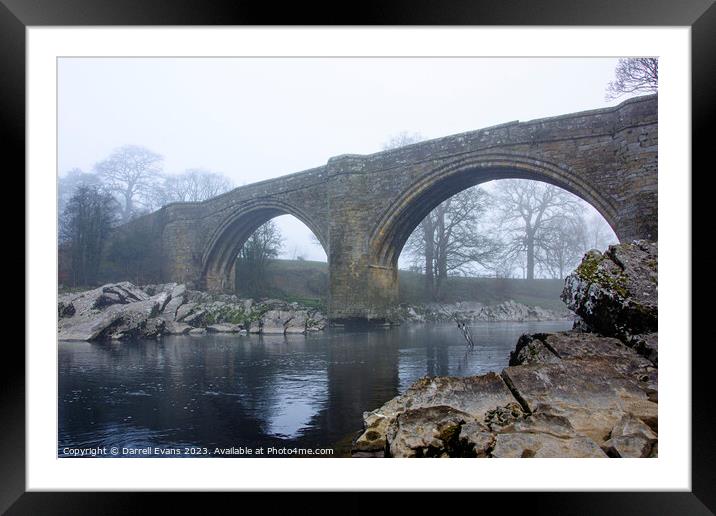Lunn and Devils Bridge Framed Mounted Print by Darrell Evans